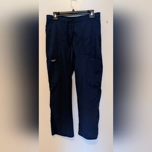 Cherokee Authentic Workwear Nursing Medical Scrubs Woman's Navy Petite Small